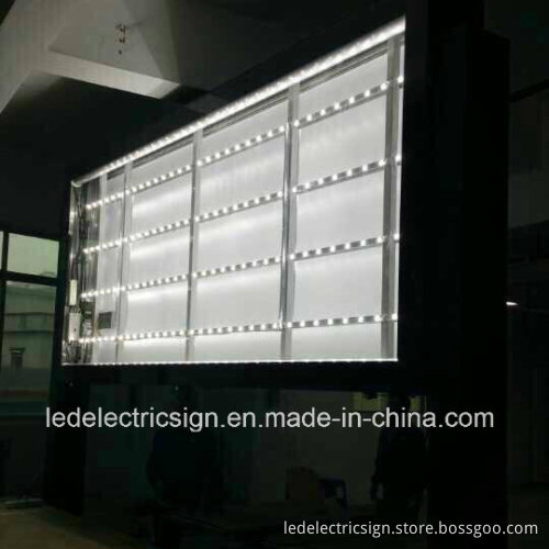 Acrylic Stand Display LED Sign with LED Double Face Light for LED Outdoor Gas Station Signs